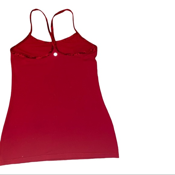 Lululemon Power Y Tank Cranberry Size 8 Athleisure - Picture 16 of 16